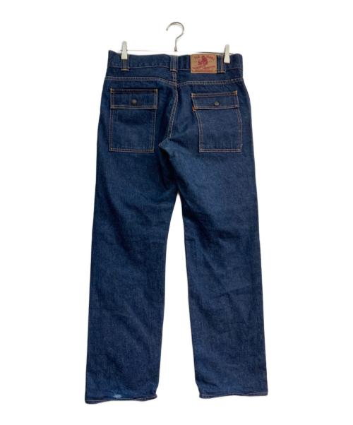 TCB jeans（ティーシービー ジーンズ）TCB JEANS (ティーシービー ジーンズ) ブッシュデニムパンツ インディゴ サイズ:32の古着・服飾アイテム
