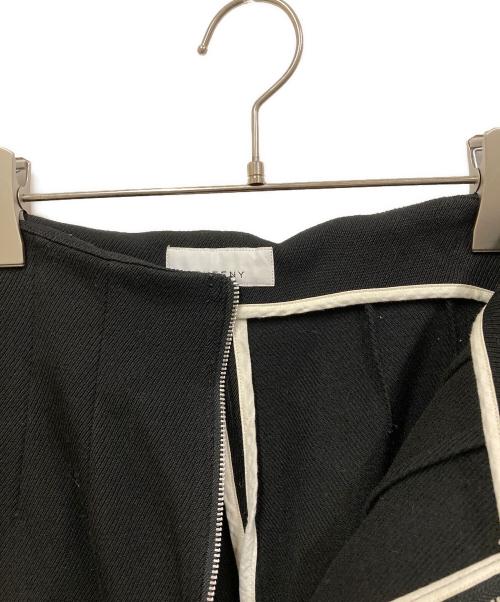 PHEENY（フィーニー）PHEENY (フィーニー) Tricotine side stripe high waist slacks ブラック サイズ:SIZE 1の古着・服飾アイテム