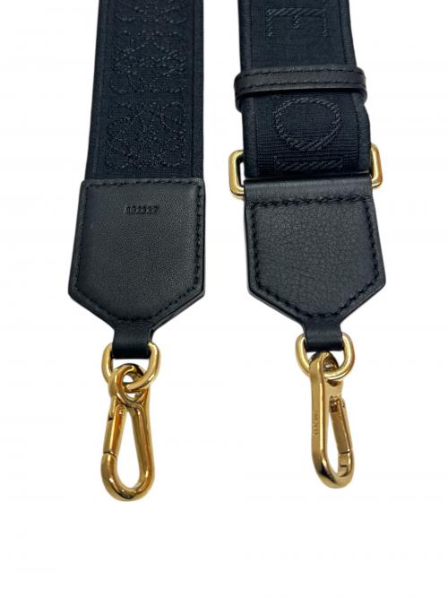 LOEWE（ロエベ）LOEWE (ロエベ) アナグラムストラップ/C604T87X32 ブラックの古着・服飾アイテム