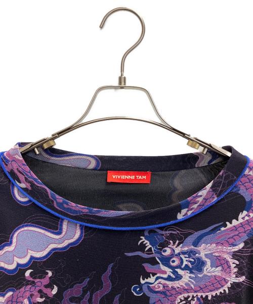 VIVIENNE TAM（ヴィヴィアンタム）VIVIENNE TAM (ヴィヴィアンタム) ブラウス パープル サイズ:40の古着・服飾アイテム