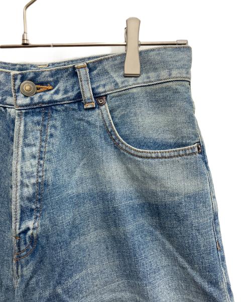 YAYA（ヤヤ）YAYA (ヤヤ) ワイドデニムパンツ ブルー サイズ:24の古着・服飾アイテム