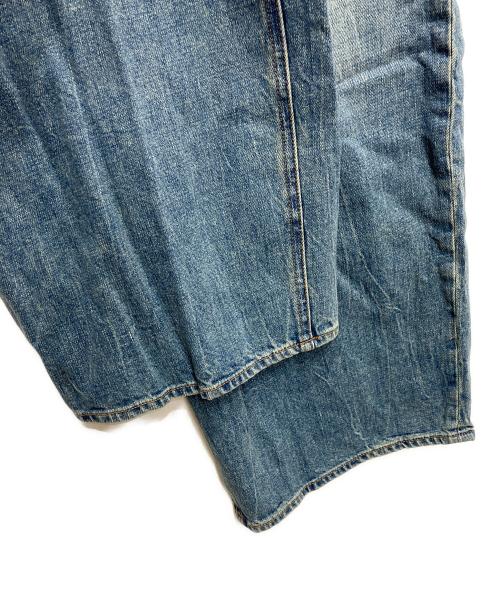 YAYA（ヤヤ）YAYA (ヤヤ) ワイドデニムパンツ ブルー サイズ:24の古着・服飾アイテム