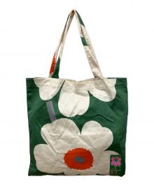 marimekko（マリメッコ）の古着「トートバッグ　ハンドバッグ　総柄バッグ」｜グリーン
