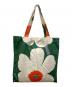 marimekko (マリメッコ) トートバッグ　ハンドバッグ　総柄バッグ グリーン：5000円