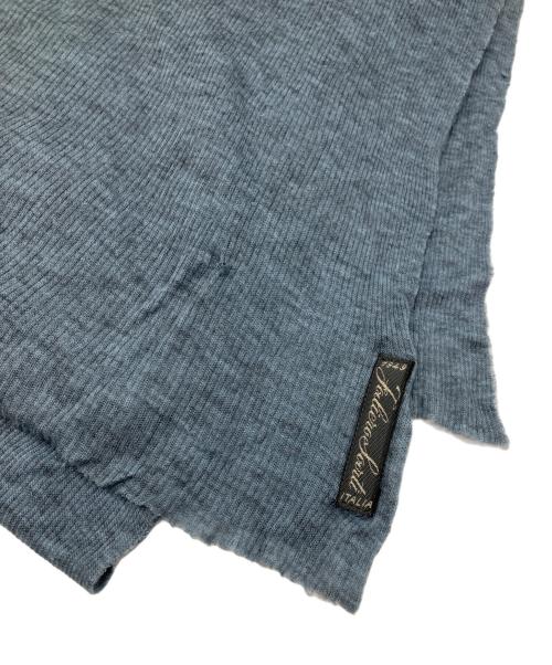 FALIERO SARTI（ファリエロサルティ）FALIERO SARTI (ファリエロサルティ) MICROMODALストール ブルー サイズ:下記参照の古着・服飾アイテム