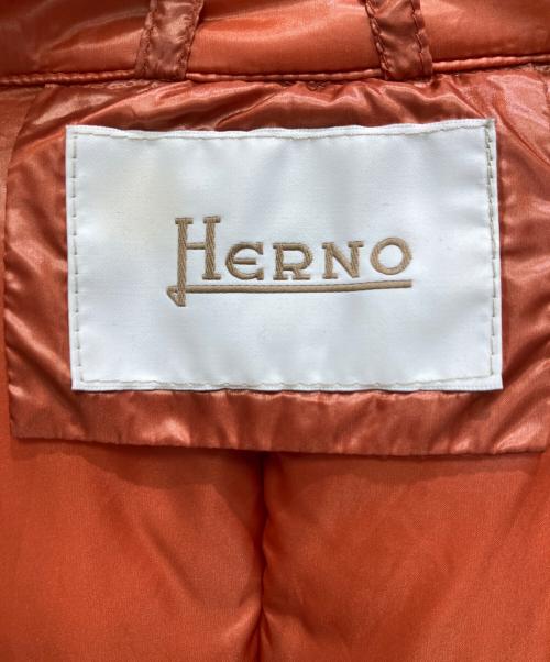 HERNO（ヘルノ）HERNO (ヘルノ) ダウンコート オレンジ サイズ:44の古着・服飾アイテム