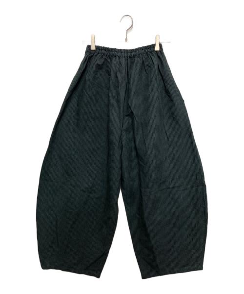 UZUIRO（ウズイロ）UZUIRO (ウズイロ) 一本刺し子バルーンパンツ ネイビー サイズ:FREEの古着・服飾アイテム