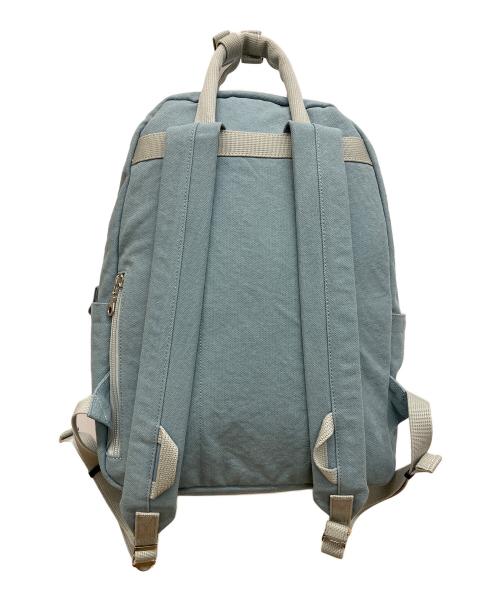 香久山鞄（カグヤマカバン）香久山鞄 (カグヤマカバン) 帆布ふっくりフタミミリュック ブルーの古着・服飾アイテム