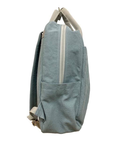 香久山鞄（カグヤマカバン）香久山鞄 (カグヤマカバン) 帆布ふっくりフタミミリュック ブルーの古着・服飾アイテム