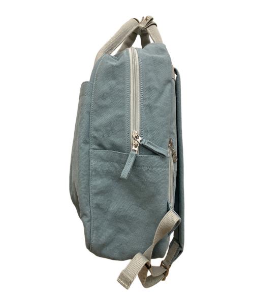 香久山鞄（カグヤマカバン）香久山鞄 (カグヤマカバン) 帆布ふっくりフタミミリュック ブルーの古着・服飾アイテム