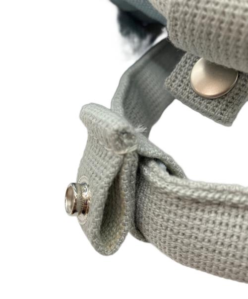 香久山鞄（カグヤマカバン）香久山鞄 (カグヤマカバン) 帆布ふっくりフタミミリュック ブルーの古着・服飾アイテム