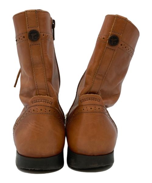 BIRKENSTOCK（ビルケンシュトック）BIRKENSTOCK (ビルケンシュトック) サイドジップブーツ ブラウン サイズ:24.5の古着・服飾アイテム