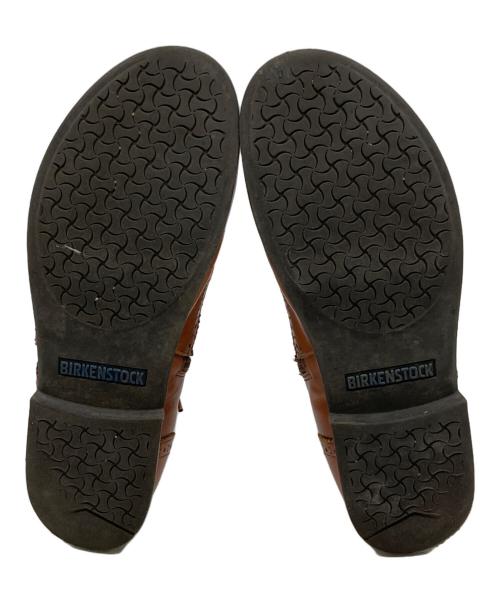 BIRKENSTOCK（ビルケンシュトック）BIRKENSTOCK (ビルケンシュトック) サイドジップブーツ ブラウン サイズ:24.5の古着・服飾アイテム