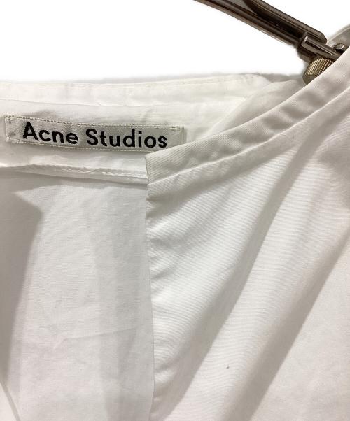 Acne studios（アクネ ストゥディオズ）Acne studios (アクネ ストゥディオズ) キーネックブラウス ホワイト サイズ:34の古着・服飾アイテム