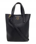 Salvatore Ferragamoサルヴァトーレ フェラガモ）の古着「ショルダーバッグ」｜ブラック