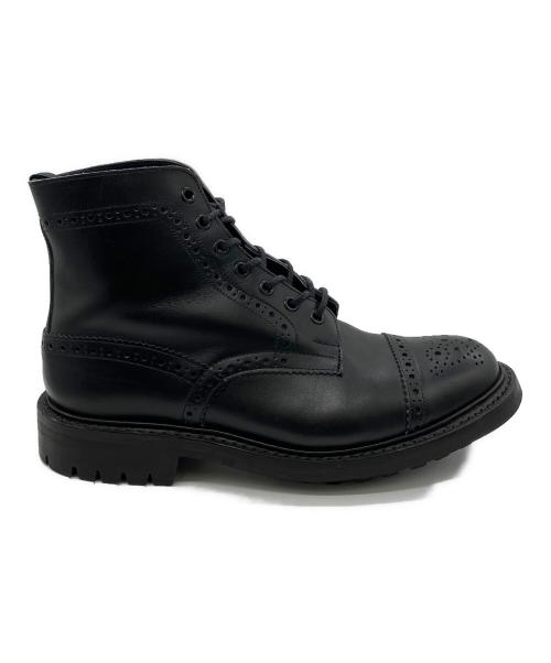 Tricker's（トリッカーズ）Tricker's (トリッカーズ) EATON ブーツ ブラック サイズ:9.5の古着・服飾アイテム