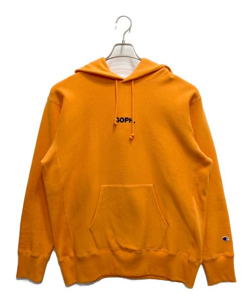 SOPHNET.（ソフネット）SOPHNET. (ソフネット) Champion REVERSE WEAVE (チャンピオン リバース ウィーブ) プルオーバーパーカー オレンジ サイズ:XL 未使用品の古着・服飾アイテム
