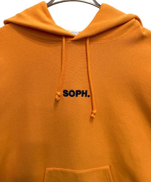 SOPHNET.（ソフネット）SOPHNET. (ソフネット) Champion REVERSE WEAVE (チャンピオン リバース ウィーブ) プルオーバーパーカー オレンジ サイズ:XL 未使用品の古着・服飾アイテム