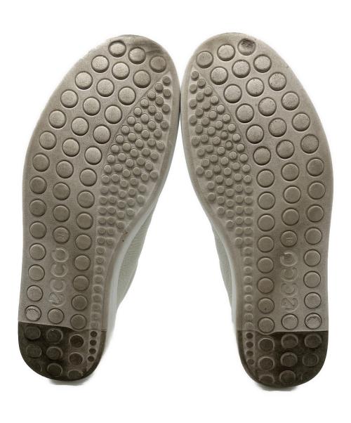 ECCO（エコー）ECCO (エコー) soft 60 レザースニーカー アイボリー サイズ:24cmの古着・服飾アイテム