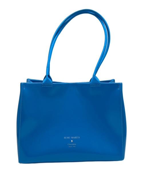 RURU MARY'S（ルルメリー）RURU MARY'S (ルルメリー) BEAMS COUTURE (ビームス クチュール) ルルメリーのお花のティグレのバッグ ブルーの古着・服飾アイテム