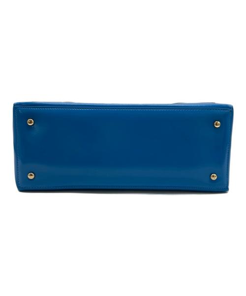 RURU MARY'S（ルルメリー）RURU MARY'S (ルルメリー) BEAMS COUTURE (ビームス クチュール) ルルメリーのお花のティグレのバッグ ブルーの古着・服飾アイテム