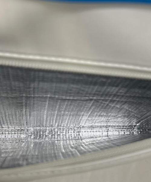 RURU MARY'S（ルルメリー）RURU MARY'S (ルルメリー) BEAMS COUTURE (ビームス クチュール) ルルメリーのお花のティグレのバッグ ブルーの古着・服飾アイテム