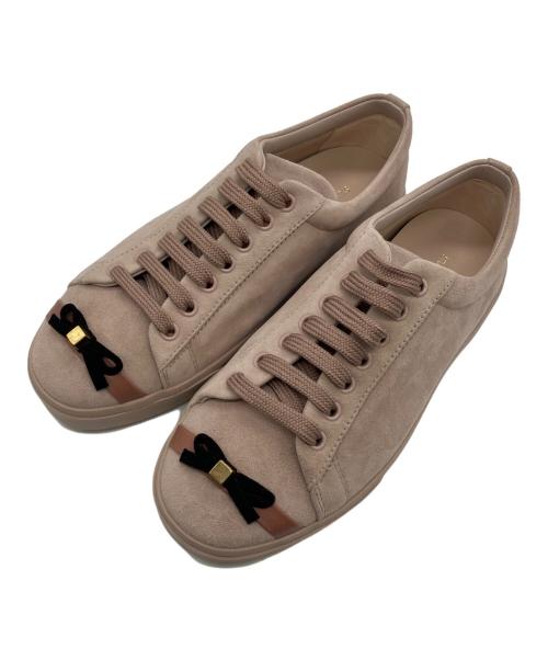 STUART WEITZMAN（スチュアートワイツマン）STUART WEITZMAN (スチュアートワイツマン) ローカットスニーカー ピンク サイズ:37.5の古着・服飾アイテム
