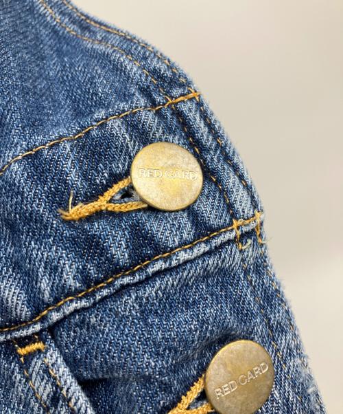 RED CARD（レッドカード）RED CARD (レッドカード) 別注デニムオーバーオール インディゴ サイズ:1の古着・服飾アイテム