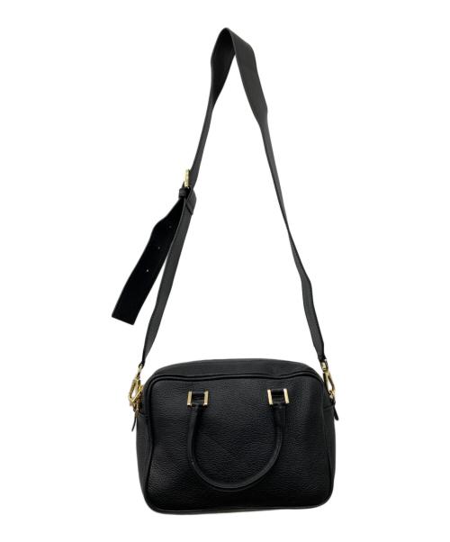 Manuel MILANO（マニュエルミラノ）Manuel MILANO (マニュエルミラノ) IENA (イエナ) 別注 レザーバッグ MIDI ブラックの古着・服飾アイテム