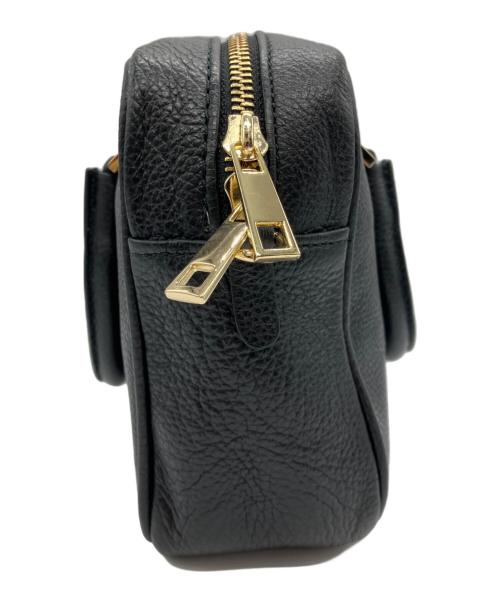 Manuel MILANO（マニュエルミラノ）Manuel MILANO (マニュエルミラノ) IENA (イエナ) 別注 レザーバッグ MIDI ブラックの古着・服飾アイテム