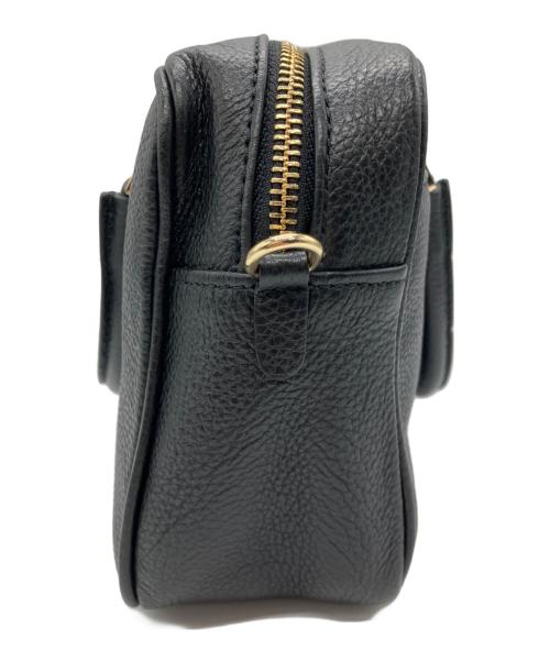 Manuel MILANO（マニュエルミラノ）Manuel MILANO (マニュエルミラノ) IENA (イエナ) 別注 レザーバッグ MIDI ブラックの古着・服飾アイテム