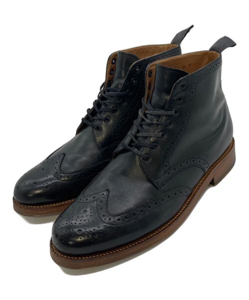 GRENSON（グレンソン）GRENSON (グレンソン) カントリーブーツ　レザーブーツ ブラック サイズ:9の古着・服飾アイテム