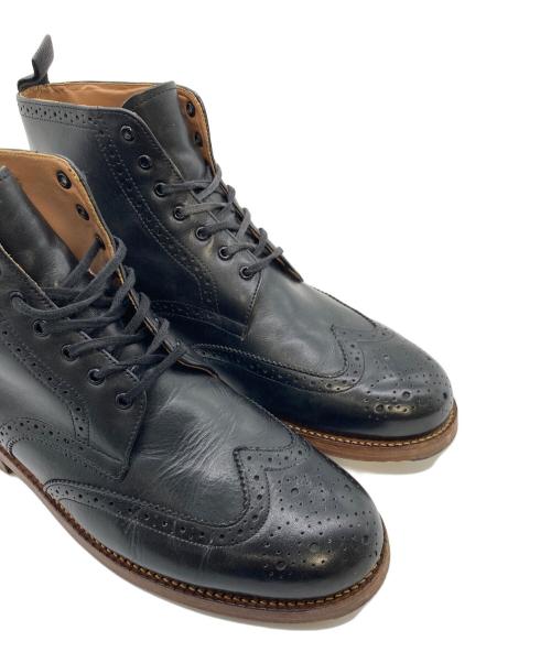 GRENSON（グレンソン）GRENSON (グレンソン) カントリーブーツ　レザーブーツ ブラック サイズ:9の古着・服飾アイテム