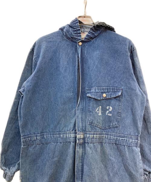 OVERDIER MFG, CORP.（ー）OVERDIER MFG, CORP. (ー) デニムオーバーオール インディゴ サイズ:46の古着・服飾アイテム