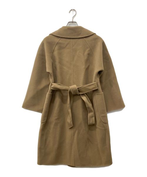 WEEKEND Max Mara（ウィークエンド マックスマーラ）WEEKEND Max Mara (ウィークエンド マックスマーラ) ヴァージンウールガウンコート ベージュ サイズ:34の古着・服飾アイテム