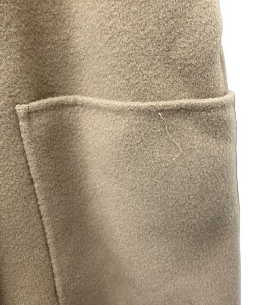 WEEKEND Max Mara（ウィークエンド マックスマーラ）WEEKEND Max Mara (ウィークエンド マックスマーラ) ヴァージンウールガウンコート ベージュ サイズ:34の古着・服飾アイテム