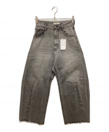 Q.anos（キュアノス）の古着「ブルージュデニムパンツ」｜ブラック