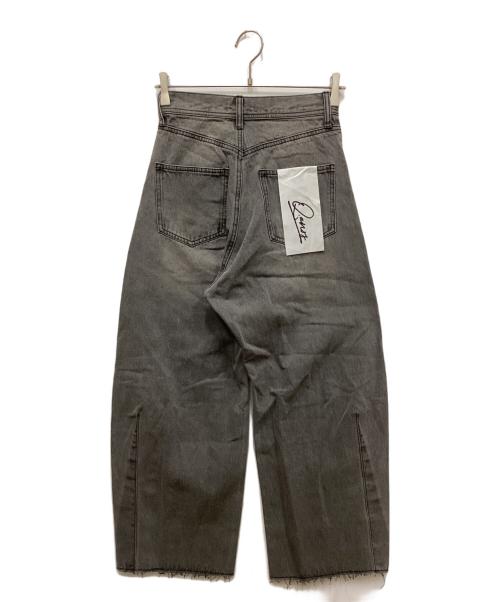 Q.anos（キュアノス）Q.anos (キュアノス) ブルージュデニムパンツ ブラック サイズ:PS 未使用品の古着・服飾アイテム