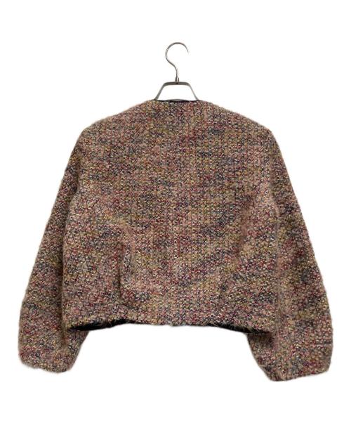 TOMORROW LAND（トゥモローランド）TOMORROW LAND (トゥモローランド) ルミエールファンシーツイード ジップアップブルゾン マルチカラー サイズ:36の古着・服飾アイテム
