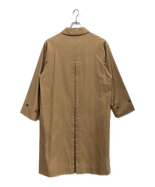 AURALEE（オーラリー）AURALEE (オーラリー) COTTON SILK GABARDINE LONG SOUTIEN COLLAR COAT ベージュ サイズ:3の古着・服飾アイテム