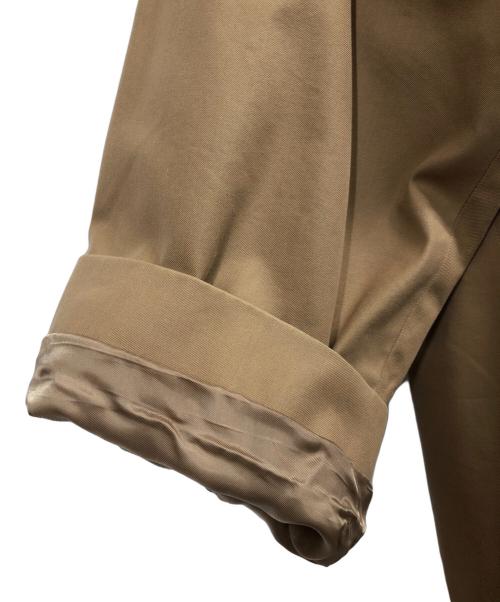 AURALEE（オーラリー）AURALEE (オーラリー) COTTON SILK GABARDINE LONG SOUTIEN COLLAR COAT ベージュ サイズ:3の古着・服飾アイテム