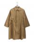 AURALEE（オーラリー）の古着「COTTON SILK GABARDINE LONG SOUTIEN COLLAR COAT」｜ベージュ