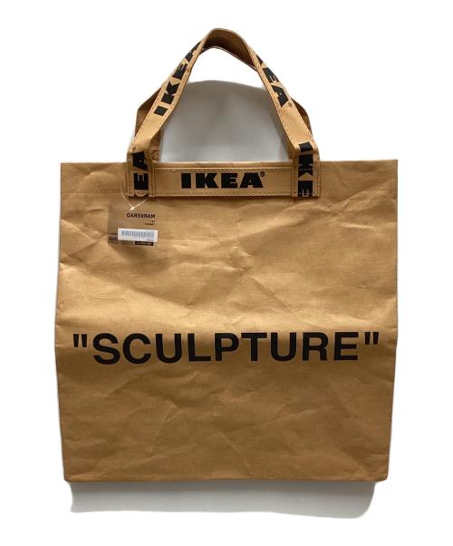 IKEA（イケア）IKEA (イケア) Virgil Abloh (ヴァージル・アブロー) キャリーバッグ ベージュの古着・服飾アイテム