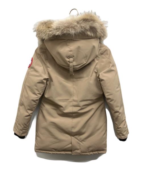 CANADA GOOSE（カナダグース）CANADA GOOSE (カナダグース) VICTORIA PARKA FF ファー フード付き ダウン ジャケット ベージュ サイズ:XSの古着・服飾アイテム