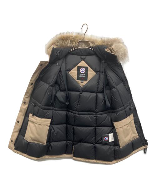CANADA GOOSE（カナダグース）CANADA GOOSE (カナダグース) VICTORIA PARKA FF ファー フード付き ダウン ジャケット ベージュ サイズ:XSの古着・服飾アイテム