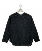 PHEENYフィーニー）の古着「Basket mesh raglan sleeve」｜ブラック