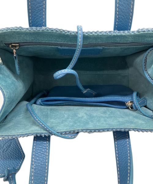 buti（ブティ）buti (ブティ) 2WAYトートバッグ　ショルダーバッグ ブルーの古着・服飾アイテム