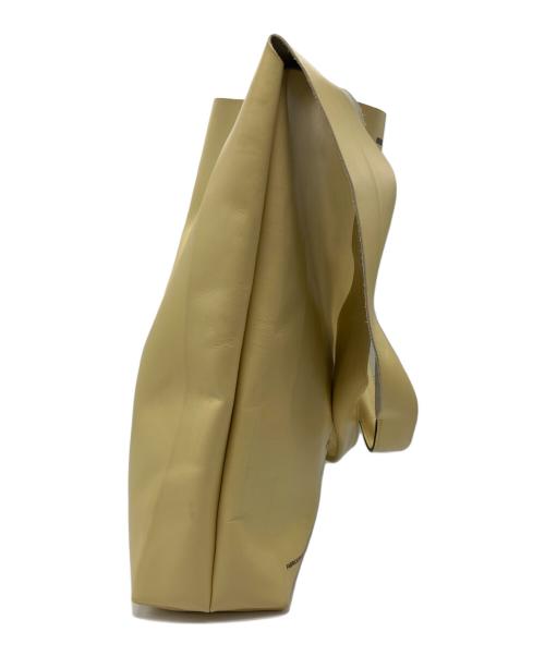 DOMESTIQUE（ドメスティック）DOMESTIQUE (ドメスティック) LARGE TOTE BAG イエローの古着・服飾アイテム