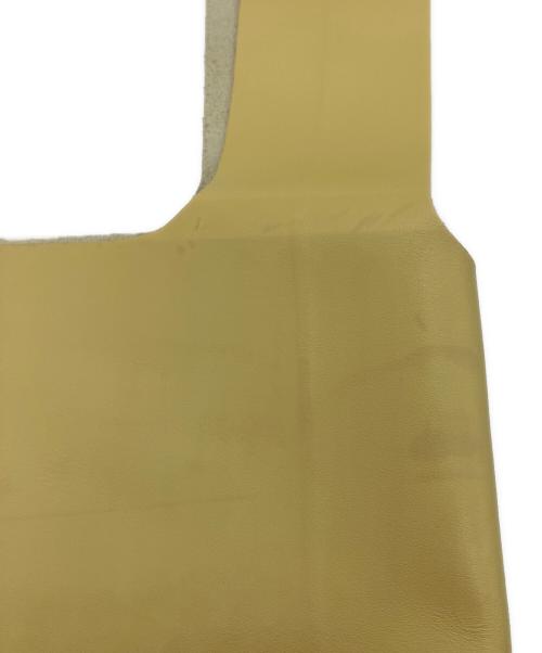 DOMESTIQUE（ドメスティック）DOMESTIQUE (ドメスティック) LARGE TOTE BAG イエローの古着・服飾アイテム