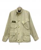 Barbourバブアー）の古着「CRAKED WAX INTERNATIONAL JACKET」｜ベージュ